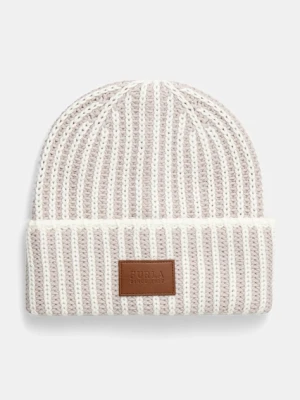 Furla czapka kolor biały WH00061 BX3741 3757S