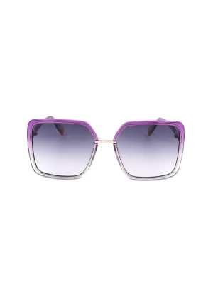 Furla Damskie okulary przeciwsłoneczne w kolorze fioletowo-niebieskim rozmiar: 57