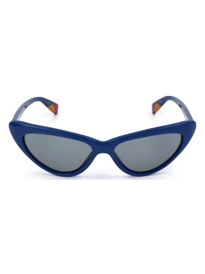 Furla Damskie okulary przeciwsłoneczne w kolorze niebieskim rozmiar: 55