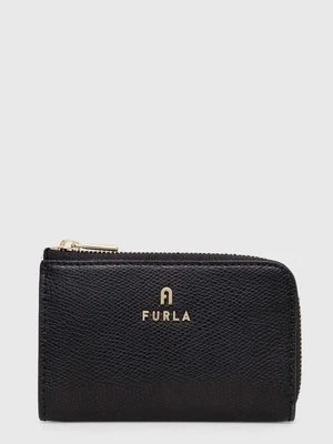 Furla etui na klucze skórzane Camelia kolor czarny