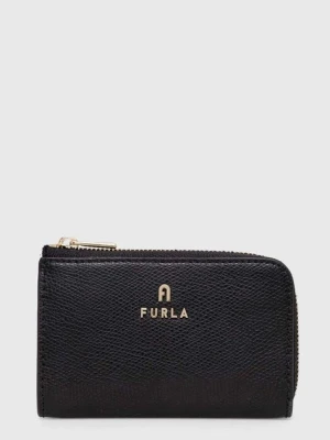 Furla etui na klucze skórzane Camelia kolor czarny