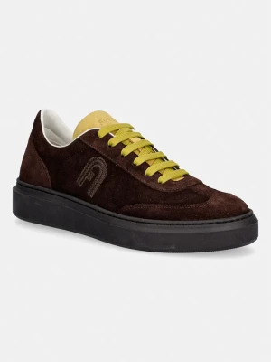 Furla Hype sneakersy damskie brązowy