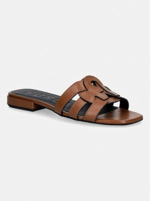 Furla klapki damskie skórzane Summer