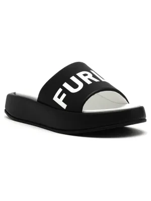 Furla Klapki REAL | z dodatkiem skóry