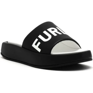 Furla Klapki REAL | z dodatkiem skóry