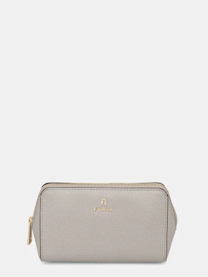 Furla kosmetyczka damska skórzana szary