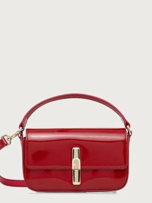 Furla listonoszka damska skórzana Iride Micro czerwony
