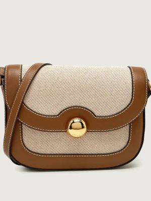 Furla Listonoszka FURLA MOONLIGHT | z dodatkiem skóry