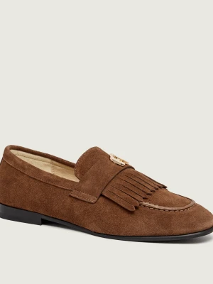 Furla Loafersy Furla Heritage | zamsz brązowy
