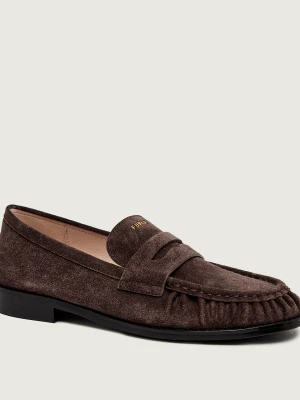 Furla Loafersy Furla Soft | zamsz brązowy