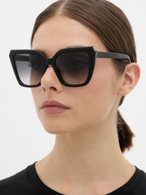 Furla okulary przeciwsłoneczne kocie oczy damskie