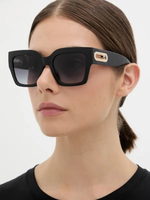 Furla okulary przeciwsłoneczne kocie oczy damskie