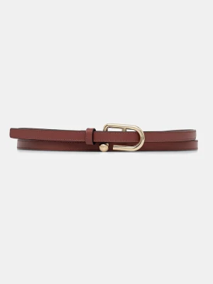 Furla pasek damski skórzany różowy