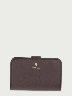 Furla portfel damski skórzany Camelia M brązowy