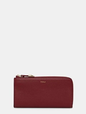 Furla portfel skórzany damski kolor bordowy WP00471 BX3036 CGQ00