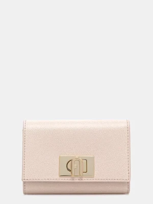 Furla portfel skórzany damski kolor różowy WP00225.ARE000.0496S1007