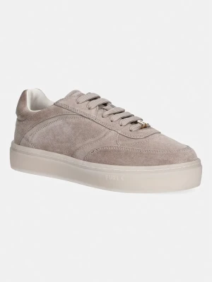 Furla Retro sneakersy damskie zamszowe beżowy
