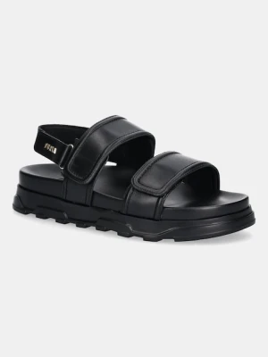 Furla sandały skórzane Sporty Chic Sandal damskie kolor czarny na platformie YJ52SPC Y62000 O6000