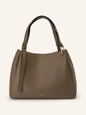 Furla Shopperka Na Zakupy Nuvola Large grau KHAKI