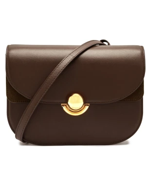 Furla Skórzana listonoszka FURLA SFERA brązowy