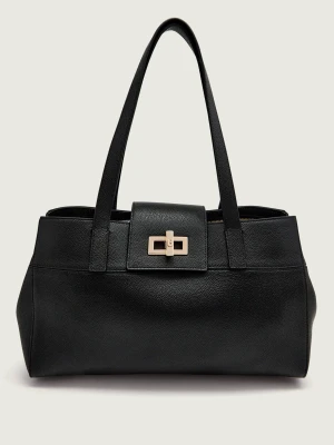 Furla Skórzana shopperka Furla Amelia czarny