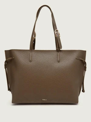 Furla Skórzana shopperka Furla Ava L brązowy