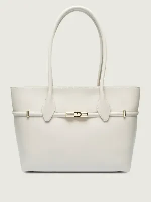 Furla Skórzana shopperka Furla Goccia