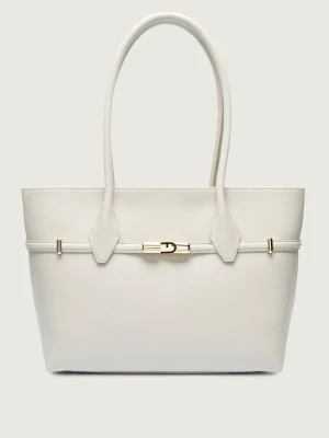 Furla Skórzana shopperka Furla Goccia