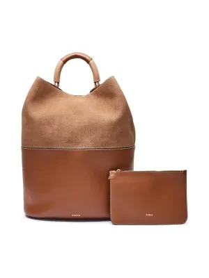 Furla Skórzana shopperka FURLA SFERA M 32