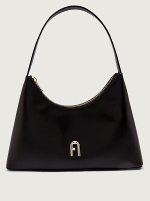 Furla Skórzana torebka na ramię DIAMANTE S czarny