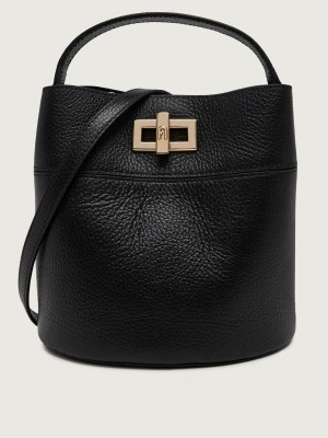 Furla Skórzana torebka na ramię FURLA AMELIA czarny