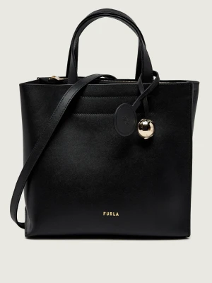 Furla Skórzana torebka na ramię Furla Divide It czarny