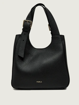 Furla Skórzana torebka na ramię Furla Dora czarny
