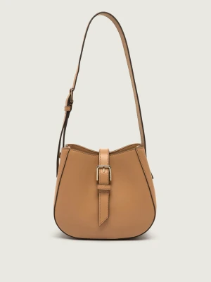 Furla Skórzana torebka na ramię Furla Dora Mini beżowy