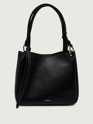 Furla Skórzana torebka na ramię Furla Nuvola czarny