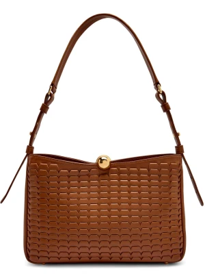 Furla Skórzana torebka na ramię FURLA SFERA SOFT koniakowy
