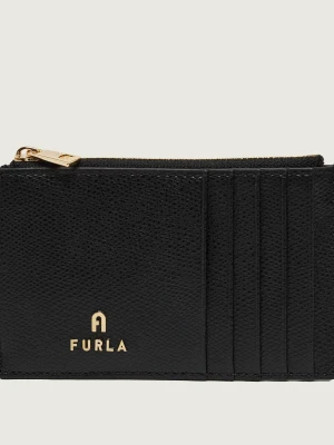 Furla Skórzane etui na karty Furla Camelia czarny