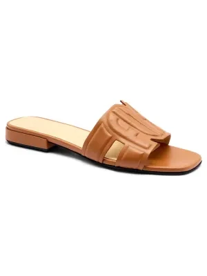 Furla Skórzane klapki SUMMER