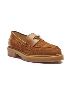 Furla Skórzane loafersy