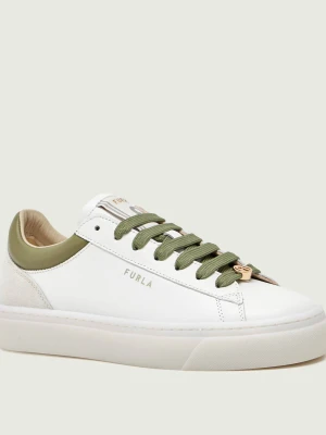 Furla Skórzane sneakersy FURLA ENJOY | zamsz