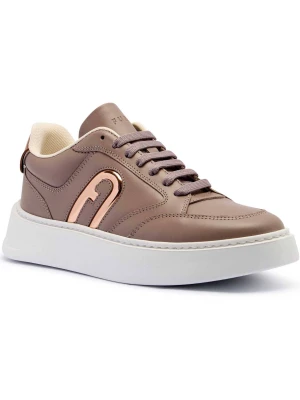 Furla Skórzane sneakersy FURLA SPORT LACE-UP