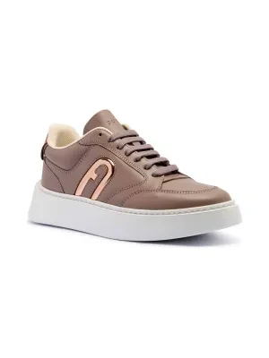 Furla Skórzane sneakersy FURLASPORT LACE-UP