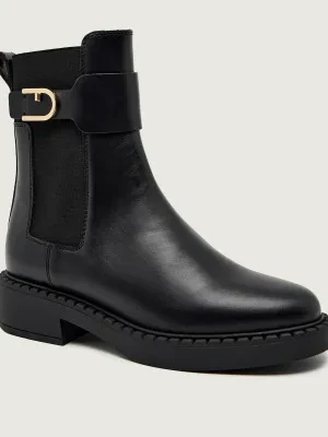 Furla Skórzane sztyblety FURLA NEW LEGACY