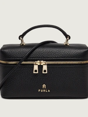 Furla Skórzany kuferek FURLA CAMELIA czarny