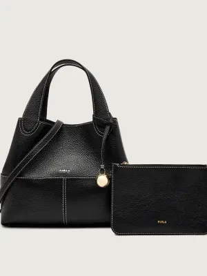 Furla Skórzany kuferek + saszetka FURLA PRIMROSE M