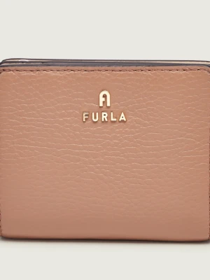 Furla Skórzany portfel Furla Camelia beżowy