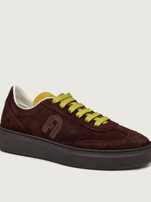 Furla Sneakersy Furla Hype | zamsz brązowy