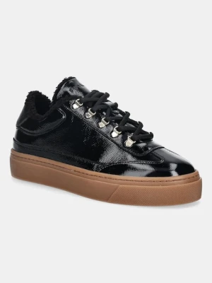Furla sneakersy skórzane Enjoy Lace-Up Sneaker damskie kolor czarny YK31ENJ BX4211 O6000