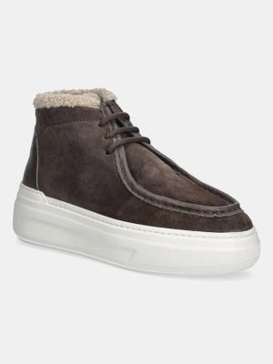 Furla śniegowce zamszowe Nuage Paraboot kolor brązowy YK32NUA BX4212 2566S