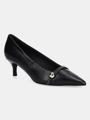 Furla szpilki skórzane Sfera Decollete kolor czarny YJ62SFE BX4035 O6000